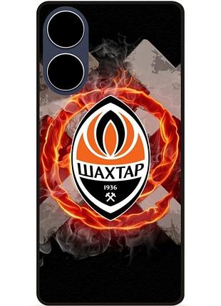 Силіконовий чохол бампер для oppo a17 з малюнком шахтер донецк