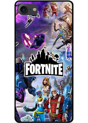 Силиконовый чехол бампер для huawei y5 2018 игра fortnite фортнайт