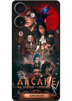 Силіконовий чохол бампер для iphone 17 з малюнком arcane 11