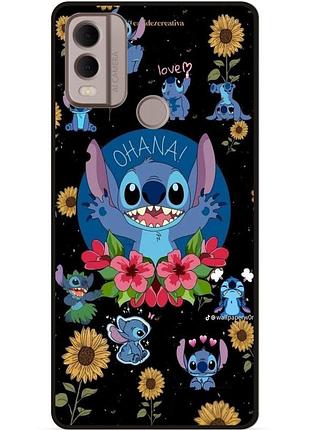 Силиконовый чехол бампер для nokia c22 с картинкой стич stitch