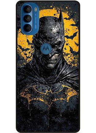 Чехол силиконовый бампер для motorola moto g31 с рисунком бэтмен batman