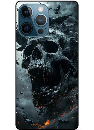 Силіконовий чохол череп скелет для xiaomi samsung motorola nokia iphone zte oppo realme vivo череп 18