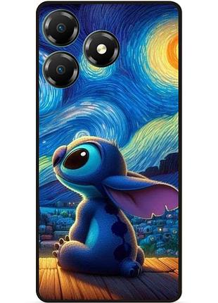 Силиконовый бампер чехол для zte blade a36 stitch лило и стич