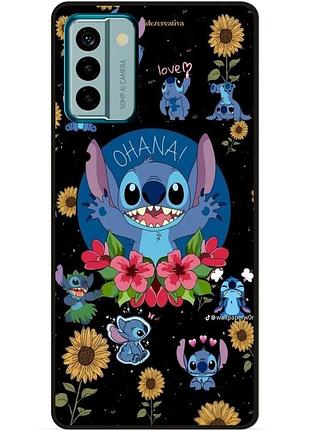 Силиконовый чехол бампер для nokia g42 с картинкой стич stitch