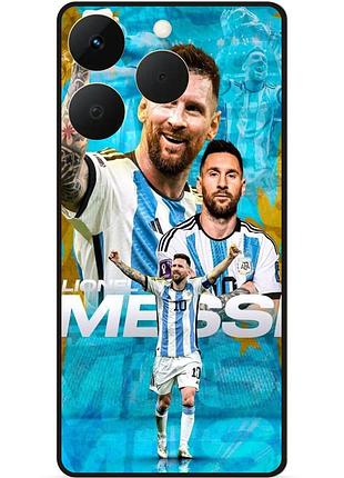Силіконовий чохол бампер для realme 15t з малюнком messi мессі