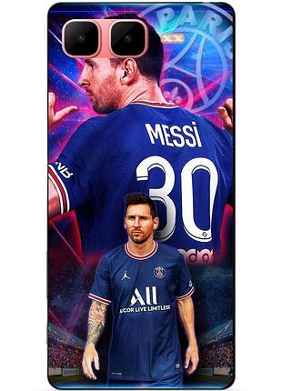 Силіконовий чохол бампер для infinix smart 10 plus з малюнком мессі псж messi