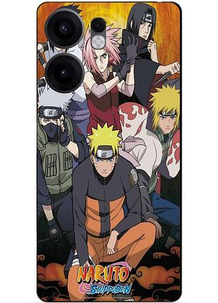 Силіконовий чохол бампер для oppo reno 13f з малюнком naruto наруто аніме