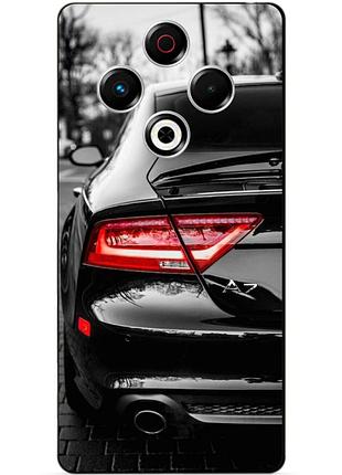Чехол силиконовый бампер для tecno spark 30 (kl6) с рисунком audi ауди машина авто