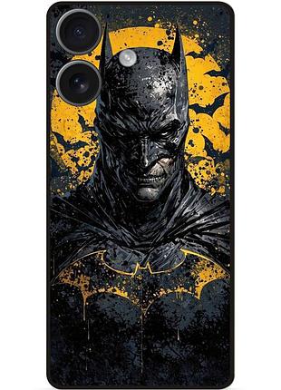 Чехол силиконовый бампер для iphone 17 с рисунком бэтмен batman