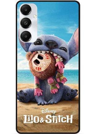 Силиконовый чехол бампер для samsung s24 лило и стич stitch