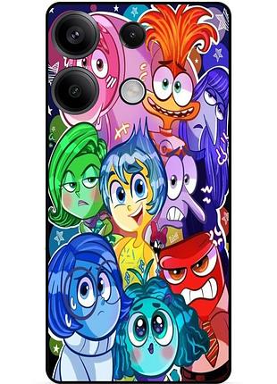 Чехол силиконовый бампер для infinix note 30 (x6833b) с рисунком головоломка