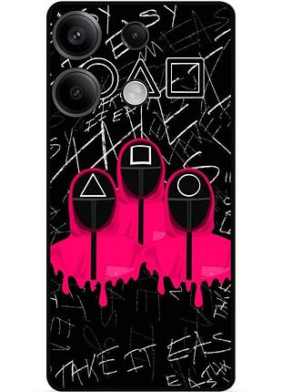 Чехол силиконовый для infinix note 30 (x6833b) игра в кальмара