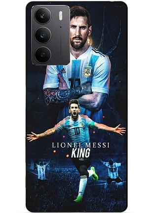 Силіконовий чохол бампер для realme c71 / c75 з малюнком messi or мессі