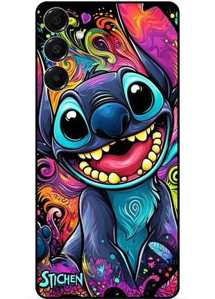 Силіконовий бампер чохол для samsung a57 з малюнком стіч stitch