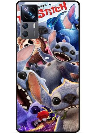 Силіконовий бампер чохол для xiaomi 12t з картинкою стіч stitch