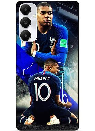 Силиконовый бампер чехол для samsung s25 с рисунком mbappe франция мбаппе