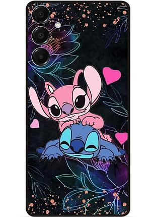 Силіконовий бампер чохол для samsung a17 з малюнком стіч stitch