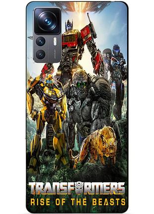Чехол силиконовый бампер для xiaomi 12t звероботы трансформеры transformers