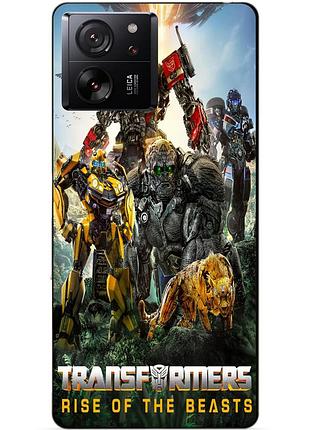 Чехол силиконовый бампер для xiaomi 13t звероботы трансформеры transformers