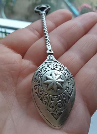 Серебряная чайная ложка 11.5г. 875проба