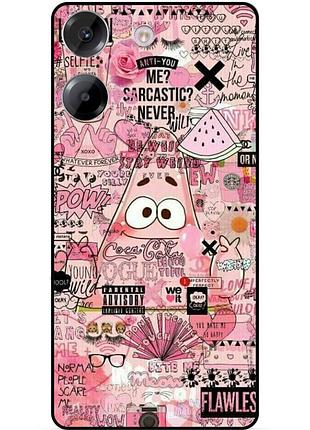Силиконовый чехол для xiaomi poco m7 pro с рисунком губка боб sponge bob