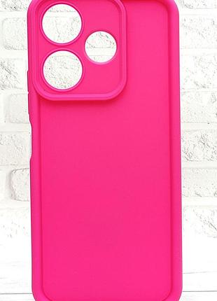 Чохол shock case для xiaomi redmi 13 бампер силіконовий рожевий
