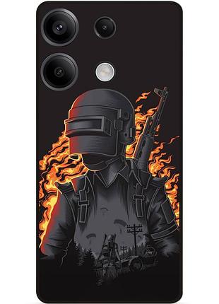 Силіконовий чохол бампер для infinix smart 7 hd з малюнком pubg пабг