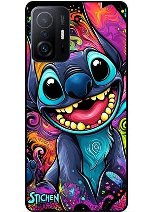 Силіконовий бампер чохол для xiaomi 11t з малюнком стіч stitch