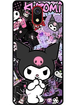 Силіконовий бампер чохол для xiaomi redmi 8a з малюнком kuromi куроми
