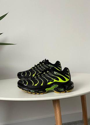 😎 чоловічі кросівки nike air max plus black green