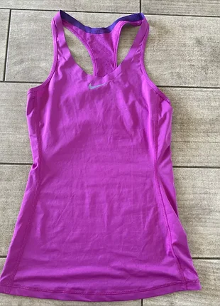 Майка nike pro dri fit long racerback tank top 504808-5219