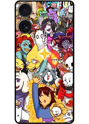 Силіконовий чохол бампер для iphone 17 з малюнком undertale андертейл