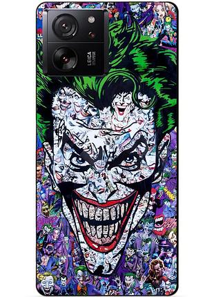 Чехол силиконовый бампер для xiaomi 13t с рисунком джокер joker