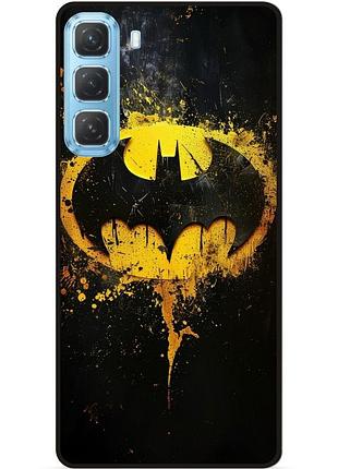 Силіконовий бампер чохол для infinix hot 60i (x6728) з малюнком бэтмен dc batman