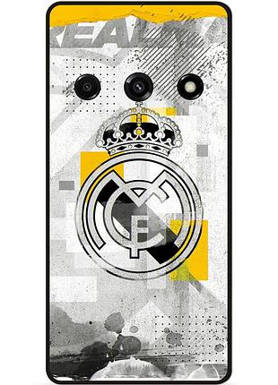 Чехол силиконовый бампер для samsung j7 j710 с рисунком real madrid реал мадрид