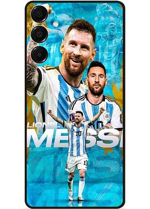 Силіконовий чохол бампер для samsung a57 з малюнком messi мессі