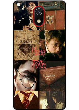 Силиконовый бампер чехол для samsung j4 j4 plus с рисунком гарри поттер harry potter