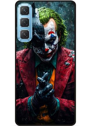Силіконовий чохол бампер для infinix hot 60 pro (x6885) з малюнком джокер бэтмен