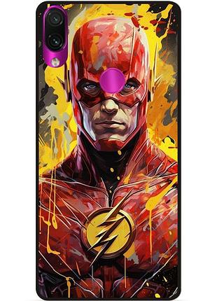 Чехол силиконовый бампер для huawei p20 lite с рисунком flash marvel человек молния
