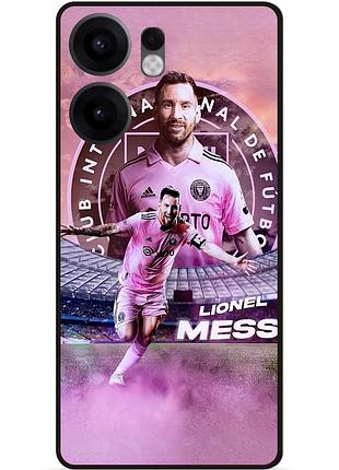Силіконовий чохол бампер для oppo reno 13fs з малюнком leo messi мессі