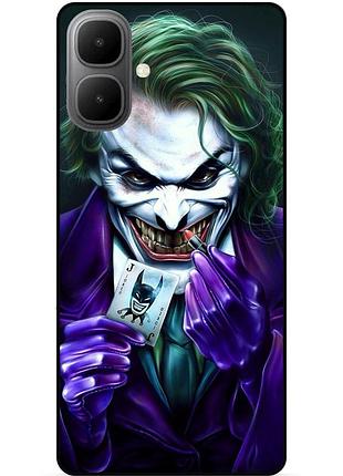 Чехол силиконовый бампер для infinix smart 10 с рисунком joker джокер