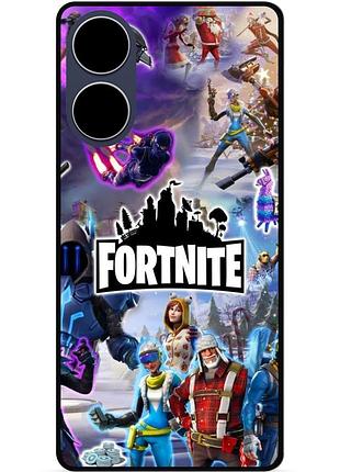 Силіконовий чохол бампер для oppo a17 гра fortnite фортнайт
