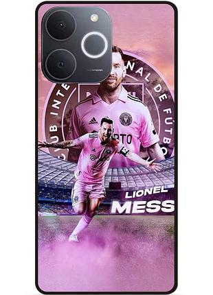 Силіконовий чохол бампер для realme note 70 з малюнком leo messi мессі