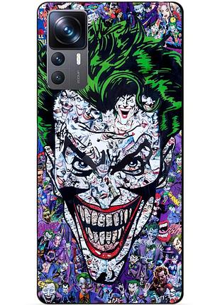 Чехол силиконовый бампер для xiaomi 12t pro с рисунком джокер joker