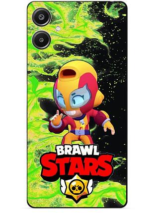 Силіконовий бампер чохол для samsung a05 з героєм бравл макс brawl