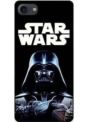 Силиконовый бампер чехол для huawei y5 2018 с рисунком star wars звездные войны дарт вейдер