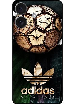 Силіконовий чохол бампер для iphone 17 з малюнком адідас adidas