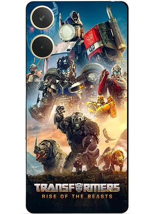 Силіконовий чохол бампер для oppo a5 pro з картинкою звіробої трансформери transformers