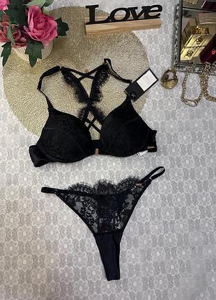 Шикарний комплект hunkemoller noir