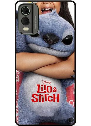 Силіконовий бампер чохол для nokia c32 стіч stitch